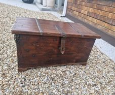 Antique wooden chest