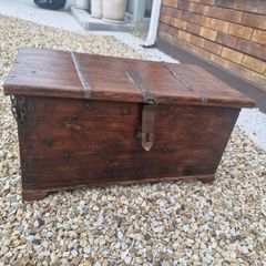 Antique wooden chest