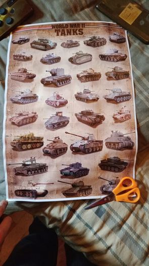 All Tanks Of WW2 On Canvas