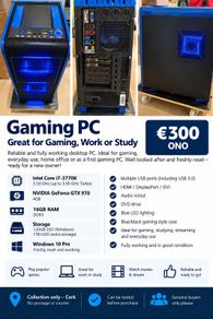 Gaming Pc I7 3770k Gtx 970 16gb Ram Ssd 1tb Hdd