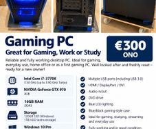 Gaming Pc I7 3770k Gtx 970 16gb Ram Ssd 1tb Hdd