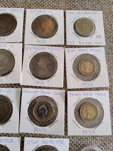 Coins Bulk Lot With Free Standard Postage Included