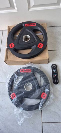 brand new 2x15 kilo olympic weight plates