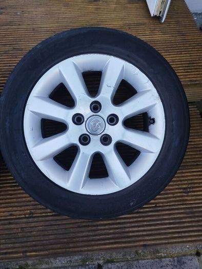 Two 16" Toyota Alloys (5x114.3 with 60.1 bore)