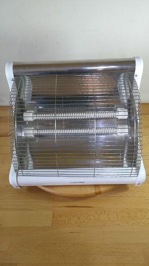 Brand New Warmlite WL42008N Radiant 2 Bar Electric Heater (1200W) - Unused Boxed