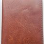Brand New Fossil Mens Slim Wallet Cognac Brown credit card Image 2