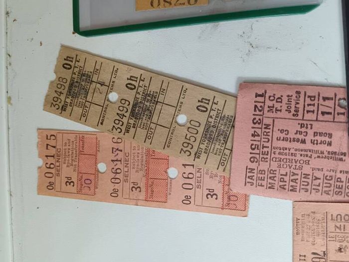 Vintage Transportation Ticket Collection