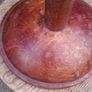 24" Vintage Wooden Turned Firestone Ashtray Image 10