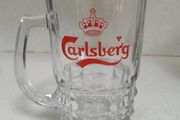 Vintage 1960's Carlsberg Red Crown Logo Tankard