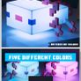 Minecraft Axolotl Night Light Image 5