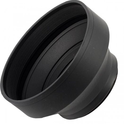 67mm Universal Rubber Lens Hood Collapsible Screw Mount Third Party-