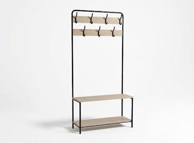 Hallway Coat Rack & Shoe Bench