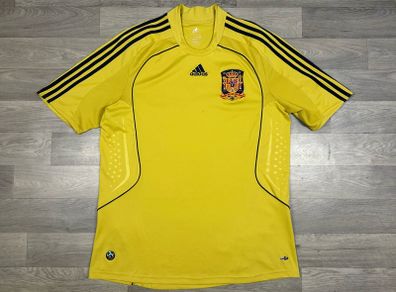 Vintage 2007 Adidas Spain Away Jersey Shirt Mens XL