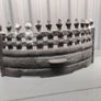 Antique Cast Iron Fireplace Insert Set Grate and Fret Victorian Style Image 4