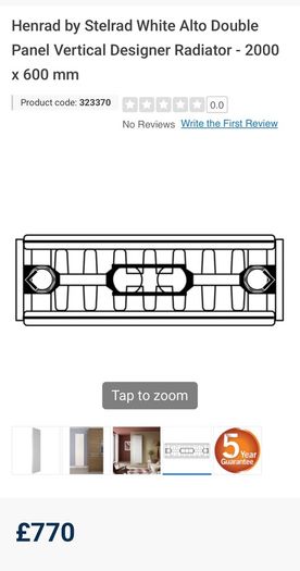 Vertical Radiator