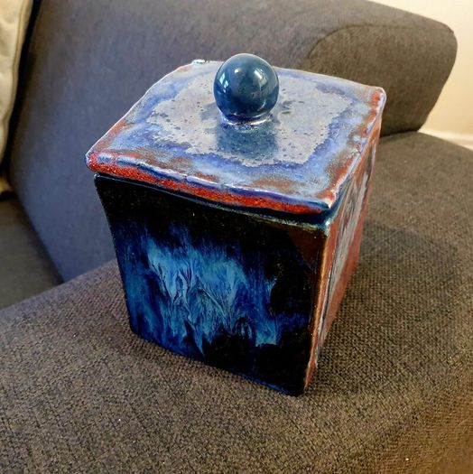 One-of-a-Kind Handmade Pottery Storage Jar