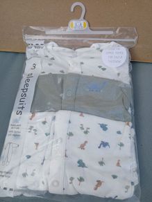 New 100 % Cotton Baby Sleepsuits