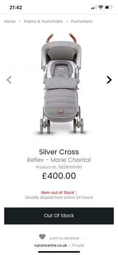 Silvercross Marie Chantel stroller