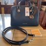 Michael Kors  SALE  New with tags on Grayson Navy medium duffle  satchel . Image 6