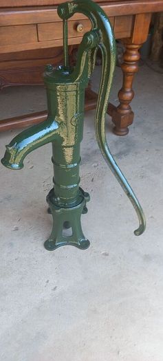 Antique  Garden water pump and Stand By Deville its a no 34 Working French Nice conditions