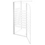 Bath Enclosure 120x68x130 cm Tempered Glass Stripe Image 9