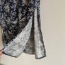 Oasis navy pattern button midi skirt - Like new Image 6