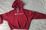 Red Champion Hoodie Size L