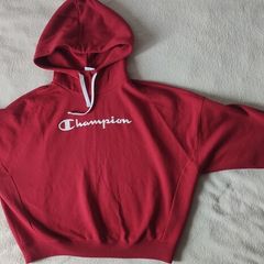 Red Champion Hoodie Size L