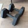 Hex Dumbbell Cross Training and Weight Training 10kg, black Image 5