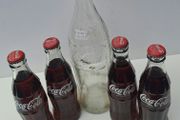 Set of Coke Cola Glass Bottles
