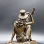 Cabaret Performer - Bronze, Marble, Signed Image 4