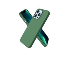 Liquid Silicone Shockproof Case For iPhone 13 Pro Luxury Soft Phone Cover Green New - FHT2IP13PLK