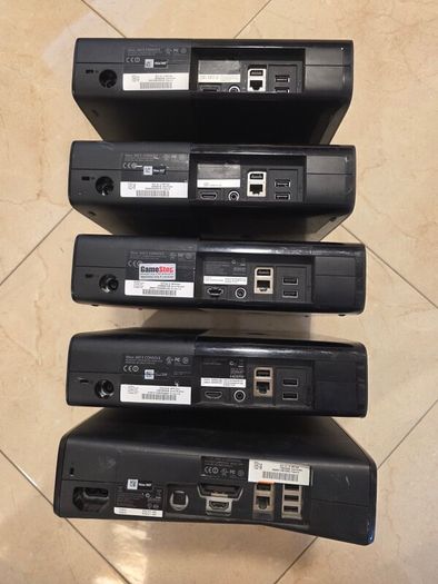 5 x Xbox 360 Consoles (Collection Only)