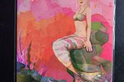 A4 Size Mermaid Pink Print, wall art