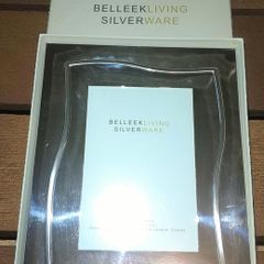 New in box Belleek silverware frame