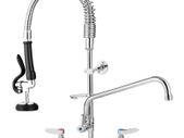 Commercial Faucet with Sprayer