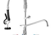 Commercial Faucet with Sprayer