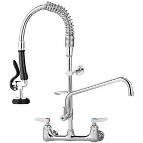 Commercial Faucet with Sprayer