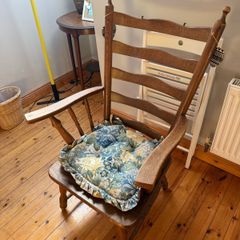 Vintage Wooden Armchair
