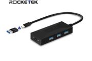Rocketek USB 3.1 (Type-C &amp; Type-A) USB 3.0 Hub &amp; SD/TF Card Reader (Brand New/Warranty)