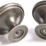24 Pcs Cabinet Door Knobs Bronze Drawer Knobs with Screws Round Cupboard Handles Mushroom Shape Knobs Vintage Pull Handles for Kitchen Furniture Dresser Wardrobe Diameter 30mm Image 6