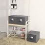 _Folding Storage Box with Lid, 40 x 30 x 25 cm, Pack of 3 Image 2