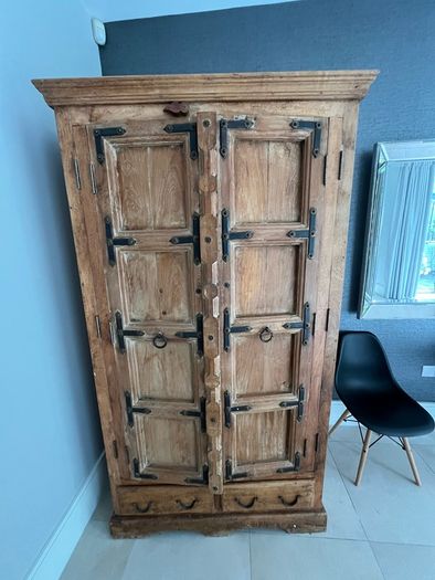 Solid teak cabinet