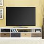 Mercer Tv Console Multicolour Drawers 65" White - 1773096pcomuk Image 2