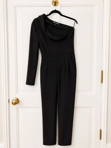one shoulder jumpsuit