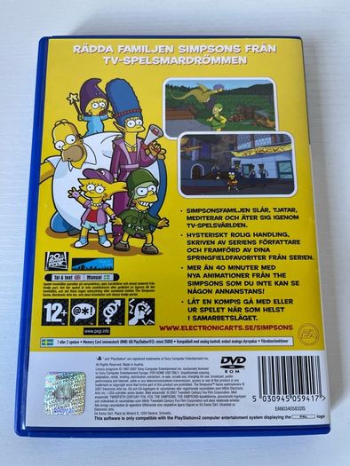 The Simpsons Game PS2.