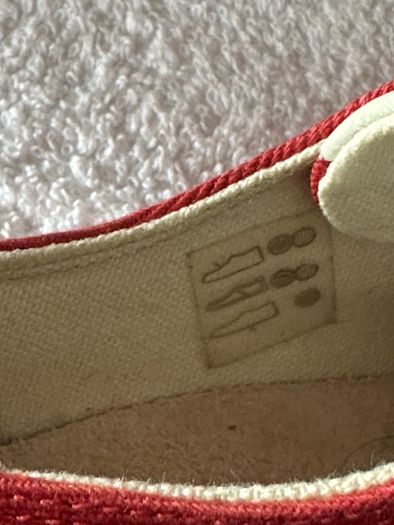Birkenstock Ladies Red Canvas Sneakers, Runners EU36, UK3.5