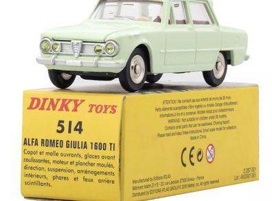 Atlas 1/43 Dinky Toys Alfa Romeo 1600 Ti