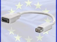 main image for ad New Mini DVI to HDMI Cable for Apple Macbook Adapter Converter Mac iMac #66