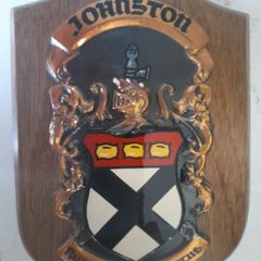 Vintage Johnston Family Crest / Coat of Arms